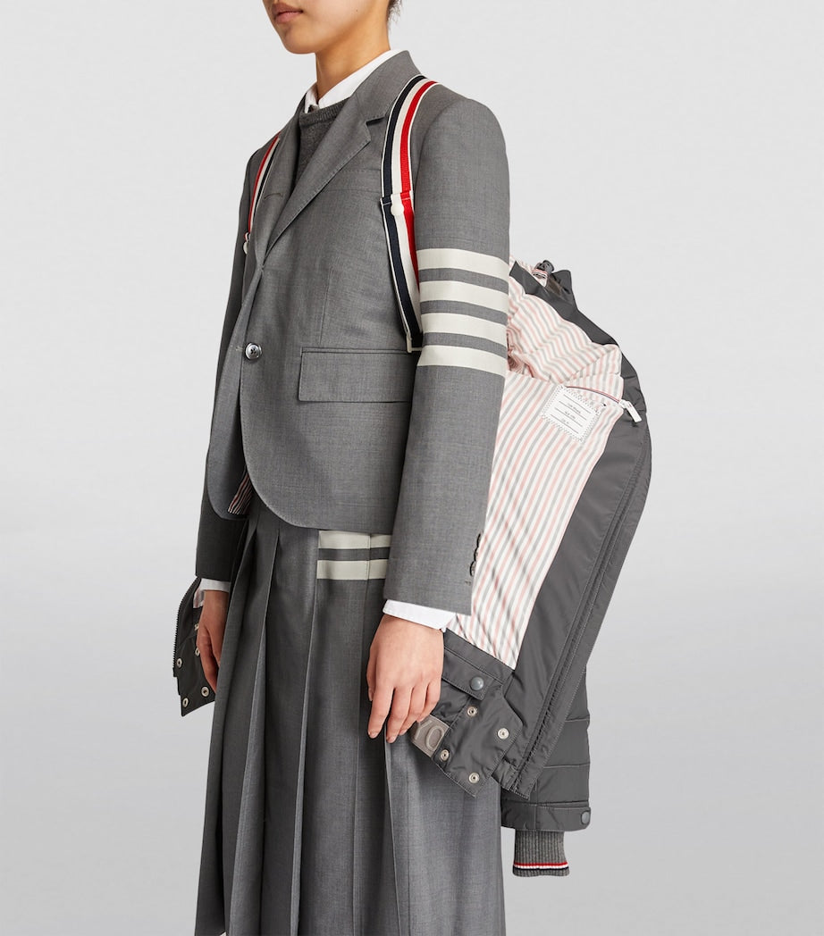 Grey Down-Filled Puffer Jacket