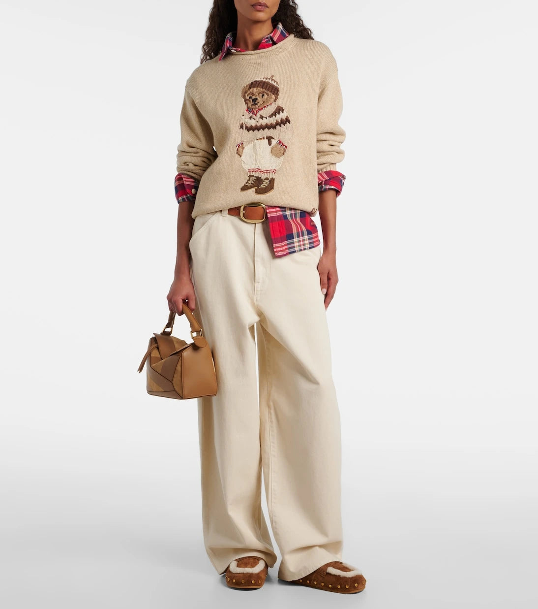 Polo Ralph Lauren - Polo Bear cotton and wool-blend sweater