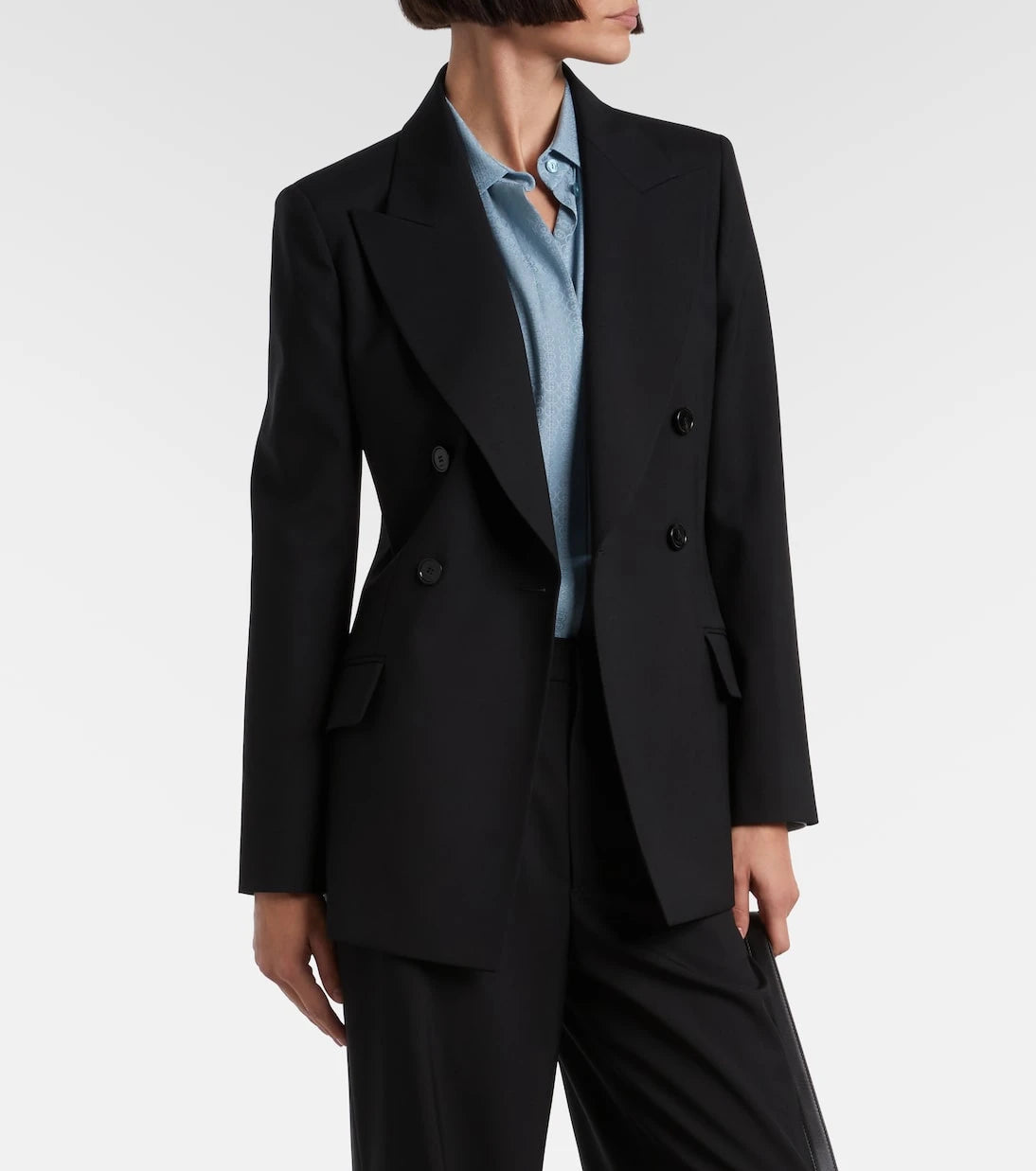 Gucci - Double-breasted wool blazer