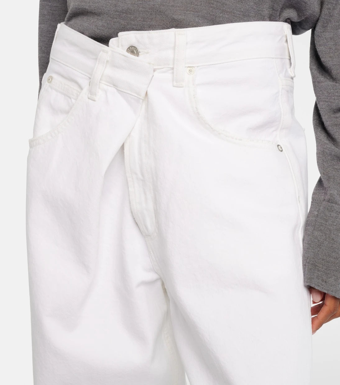 Agolde - Vana Fold wide-leg jeans