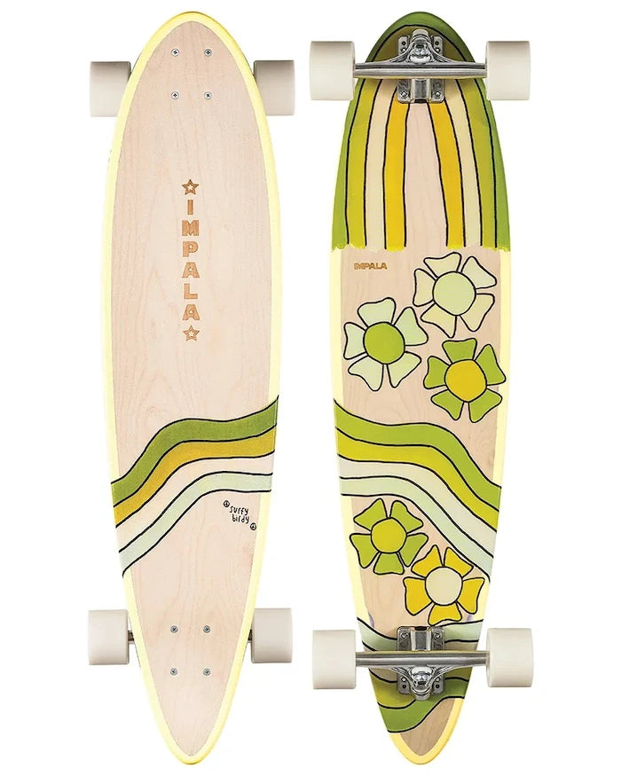Скейтборд Impala Jupiter Longboard – Birdy Floral