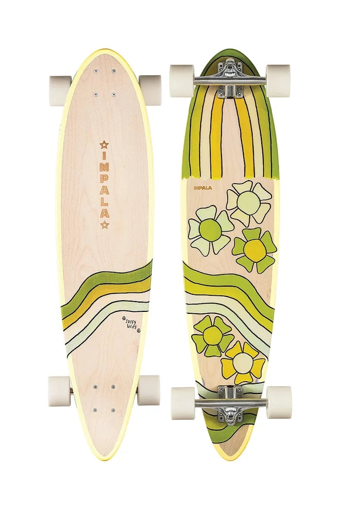 Скейтборд Impala Jupiter Longboard – Birdy Floral