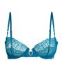 Calvin Klein Blue Lace Balconette Bra