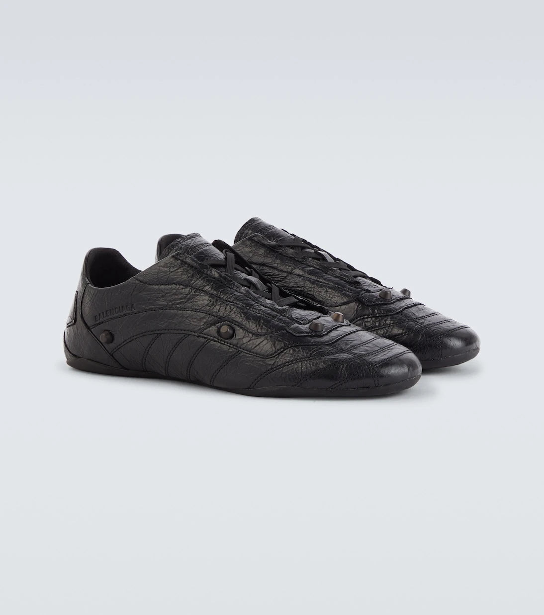 Balenciaga - City studded leather sneakers