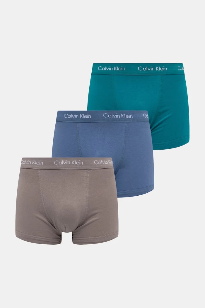Calvin Klein Underwear Erkek Pamuk Elastan Bokser 3’lü