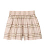 Burberry Kids Cotton Check Shorts (3-12 Years)