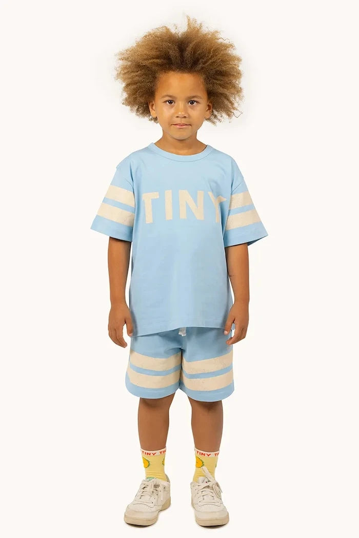 Tinycottons STRIPES LOGO TEE Çocuk Pamuklu Tişört
