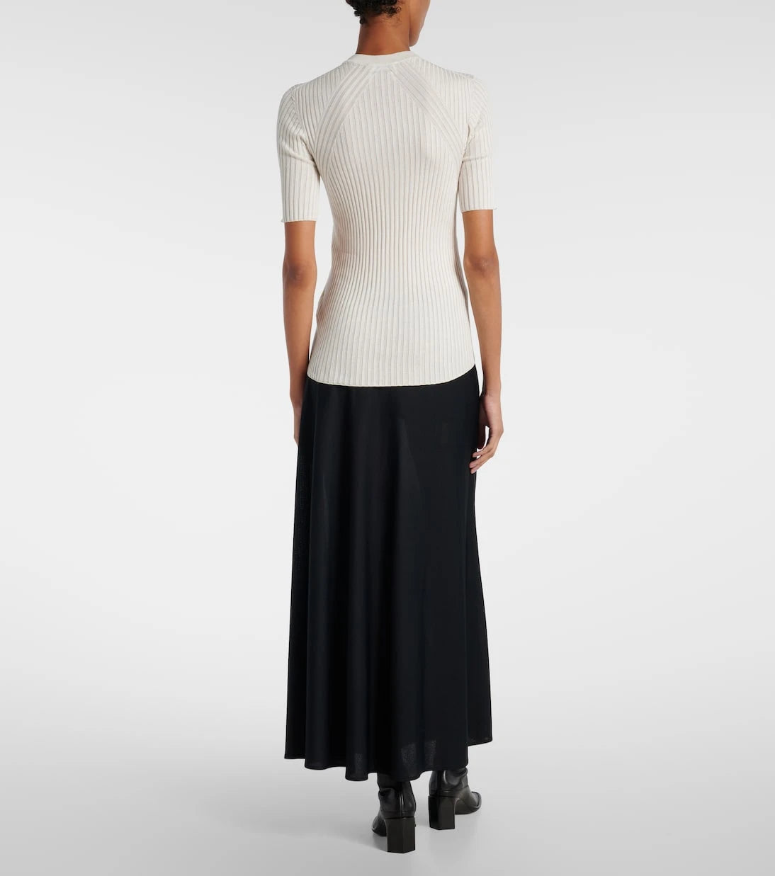 Jil Sander - Ribbed-knit silk sweater