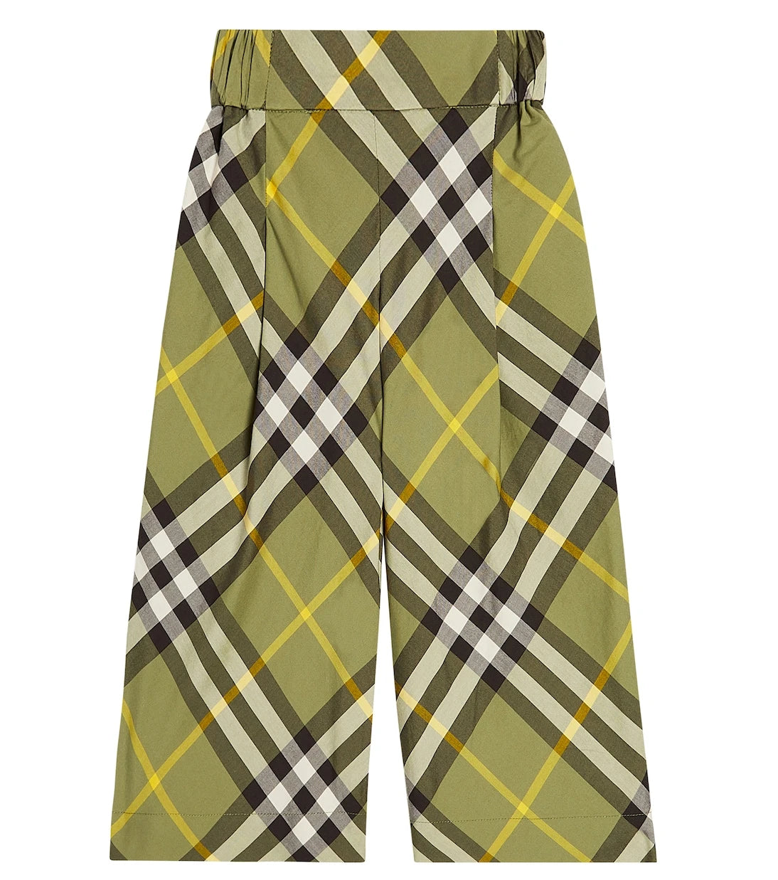 Burberry Kids - بنطلون بربري كاروهات قطن