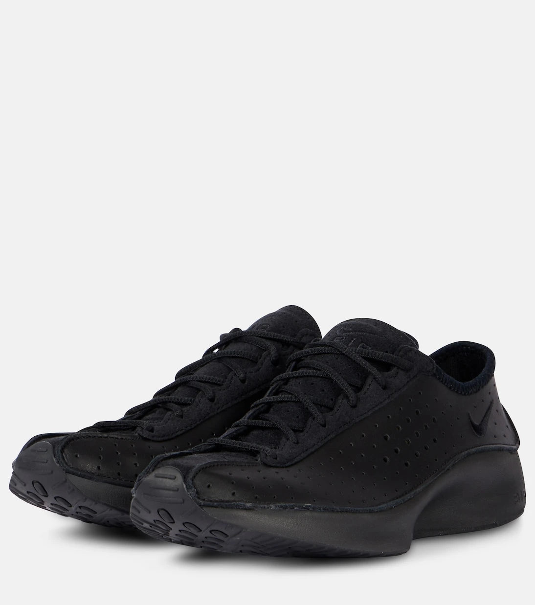 Nike - Air Superfly leather-trimmed sneakers