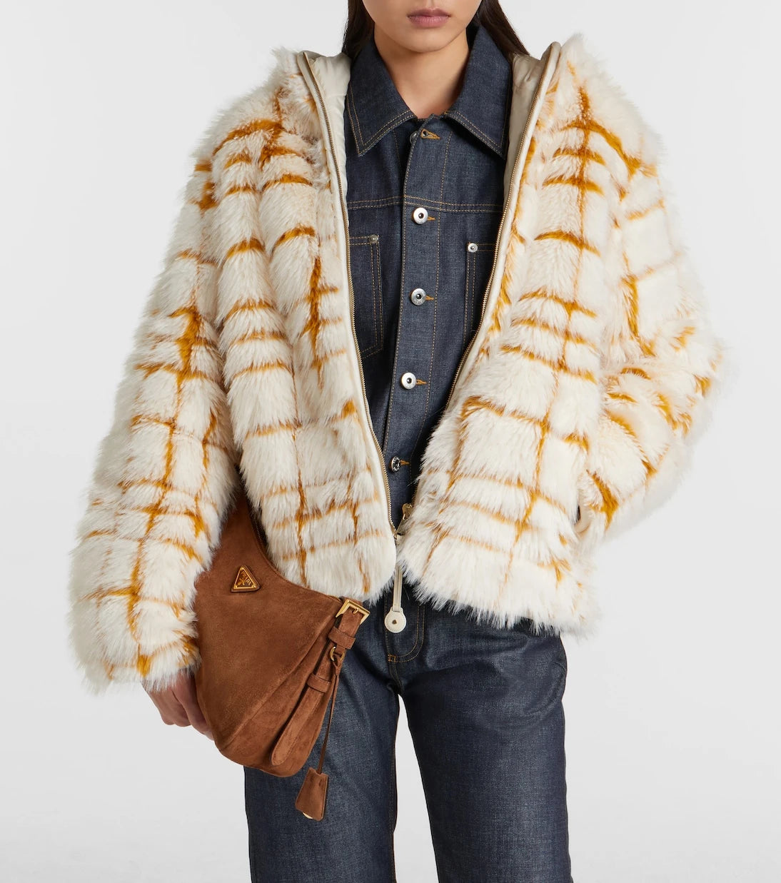 Moncler - Pluvier checked jacket