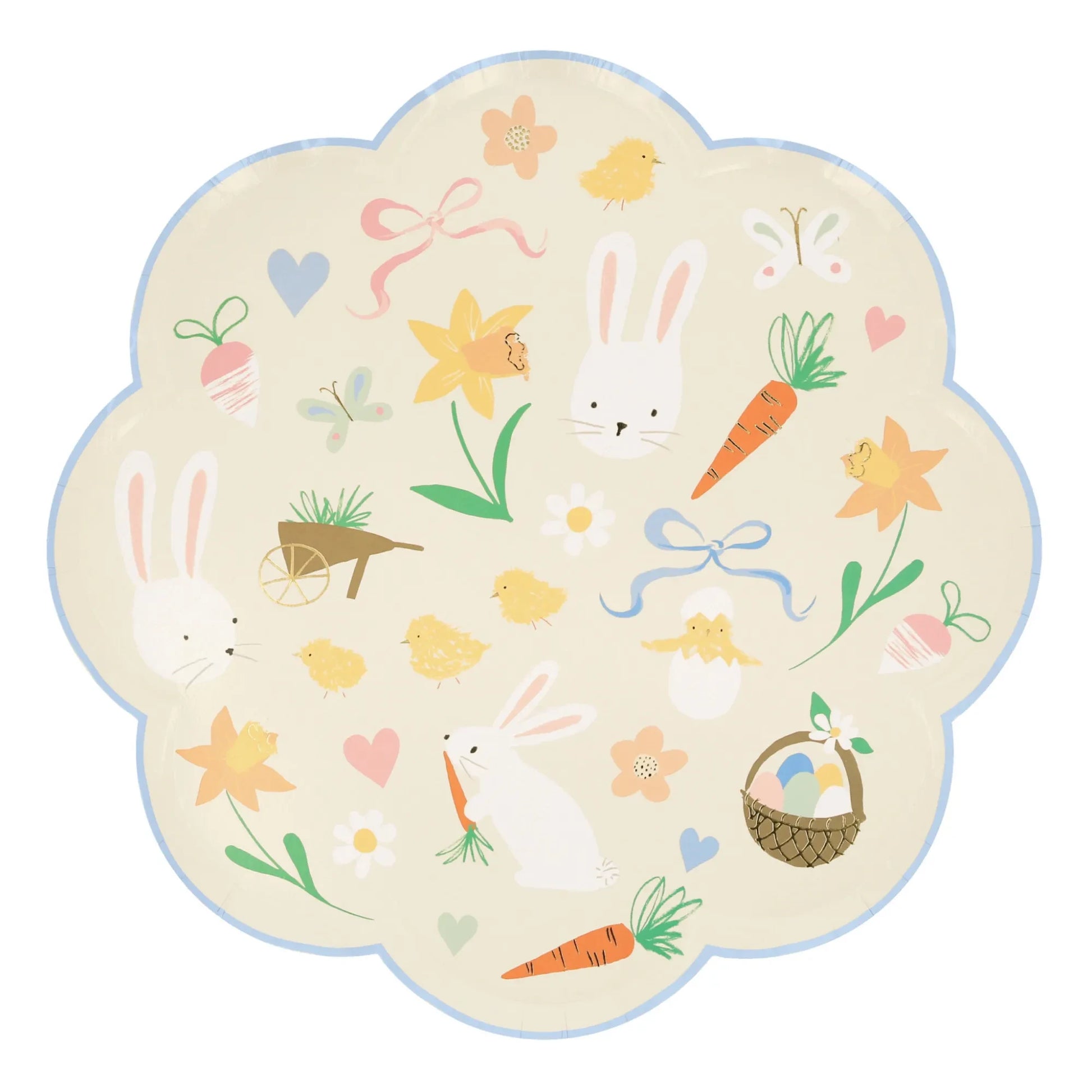 Meri Meri - Easter icon dinner plates - Set of 8 | Pastel