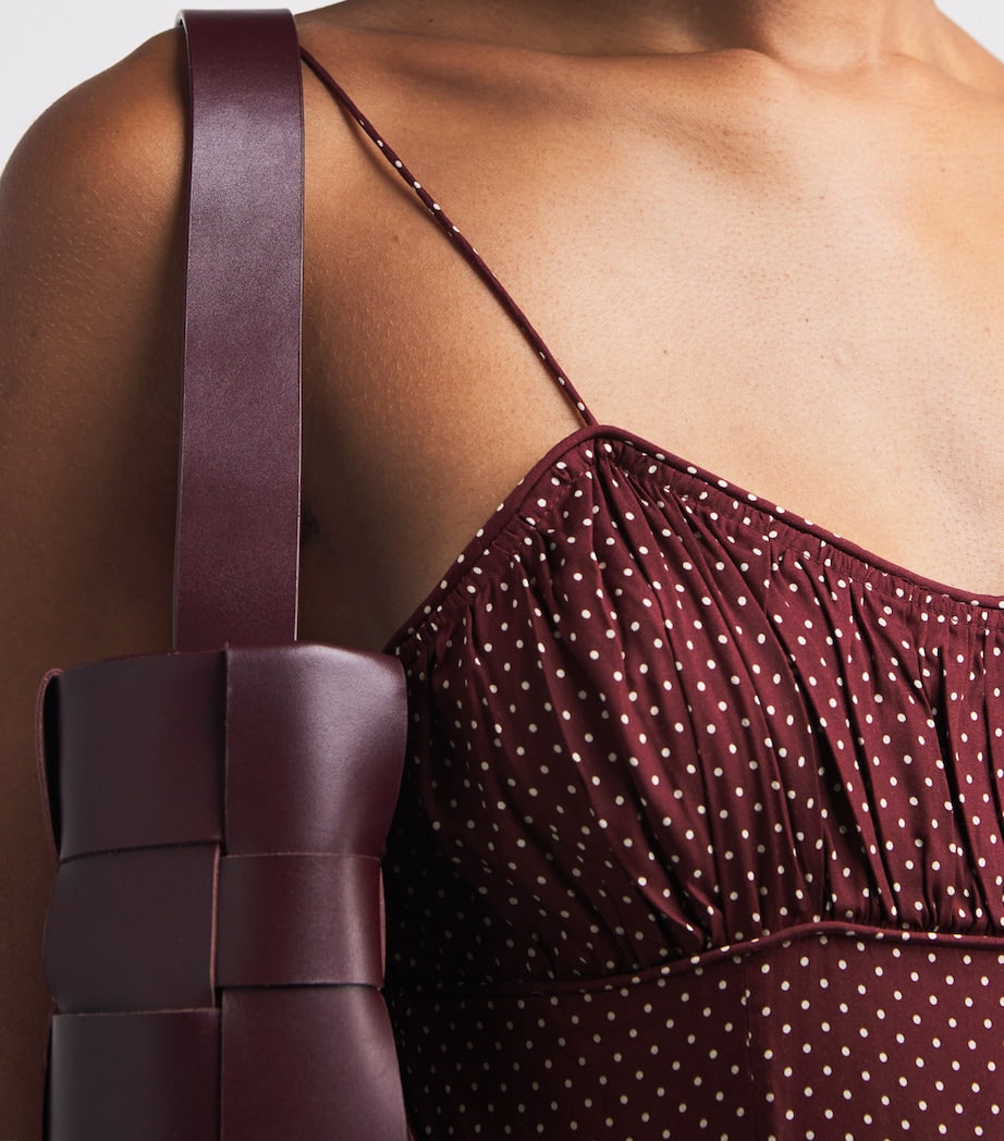 DÔEN Silk-Blend Rosaria Maxi Dress