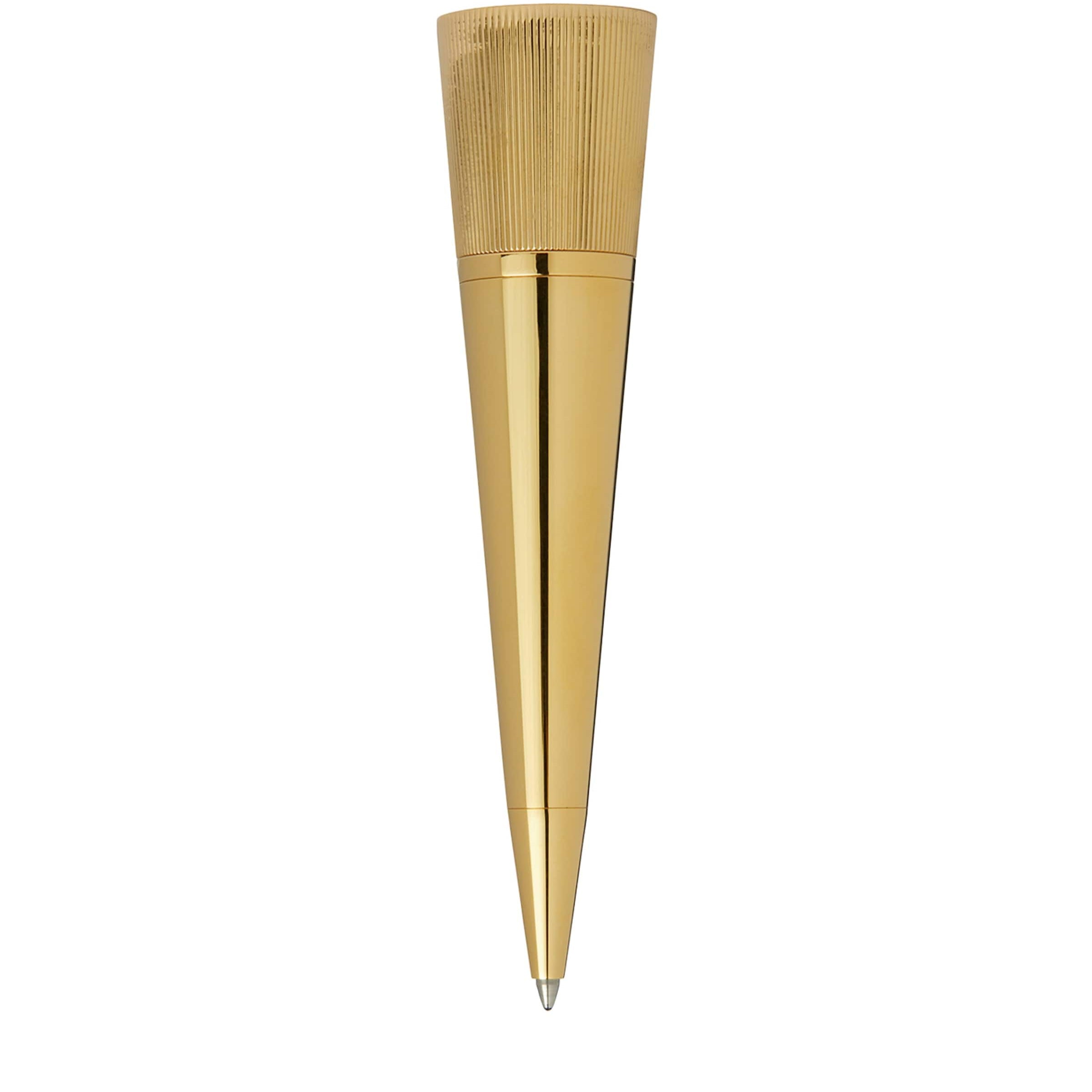 Dunhill Gold-Plated Brass Conical Pen