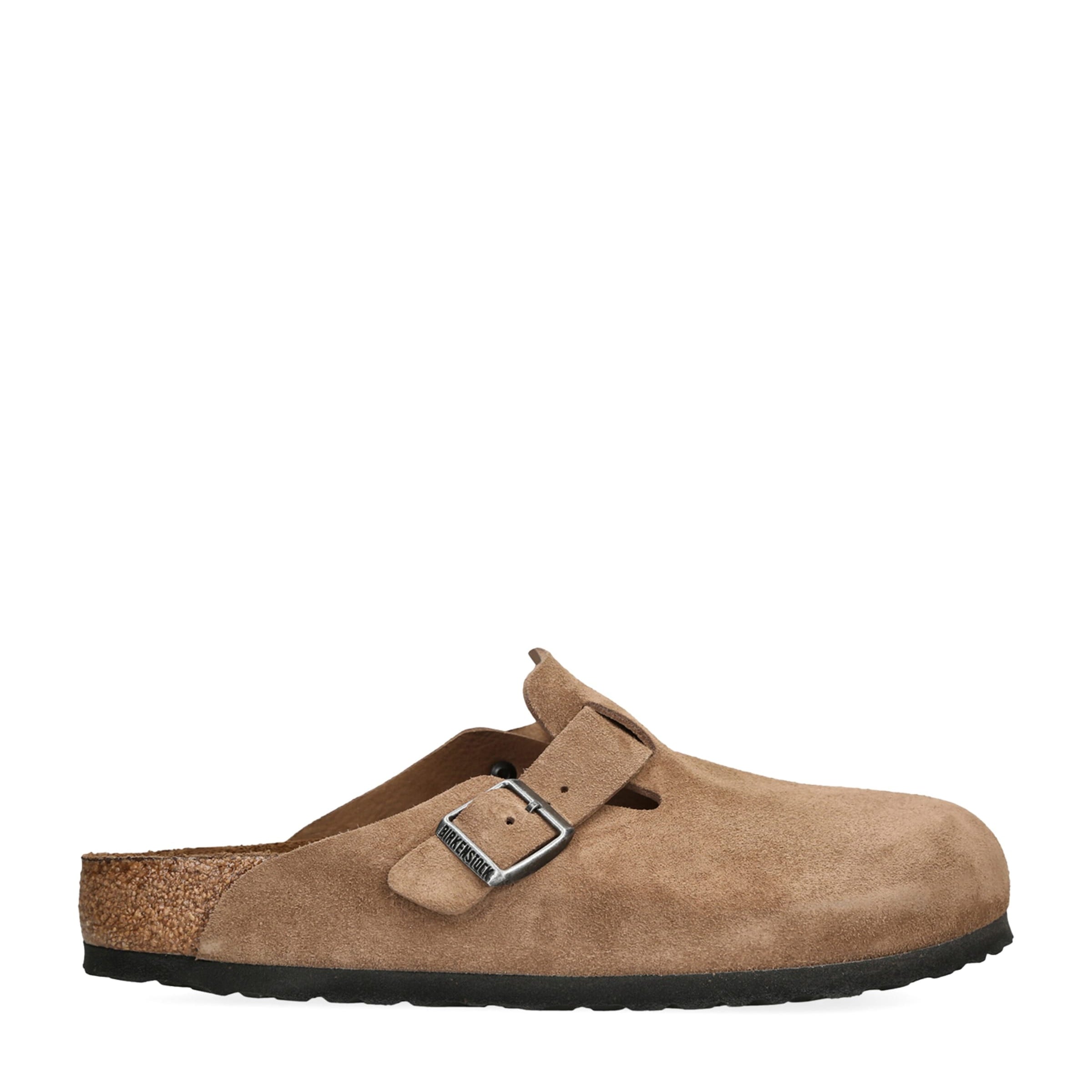Suede Boston Clogs