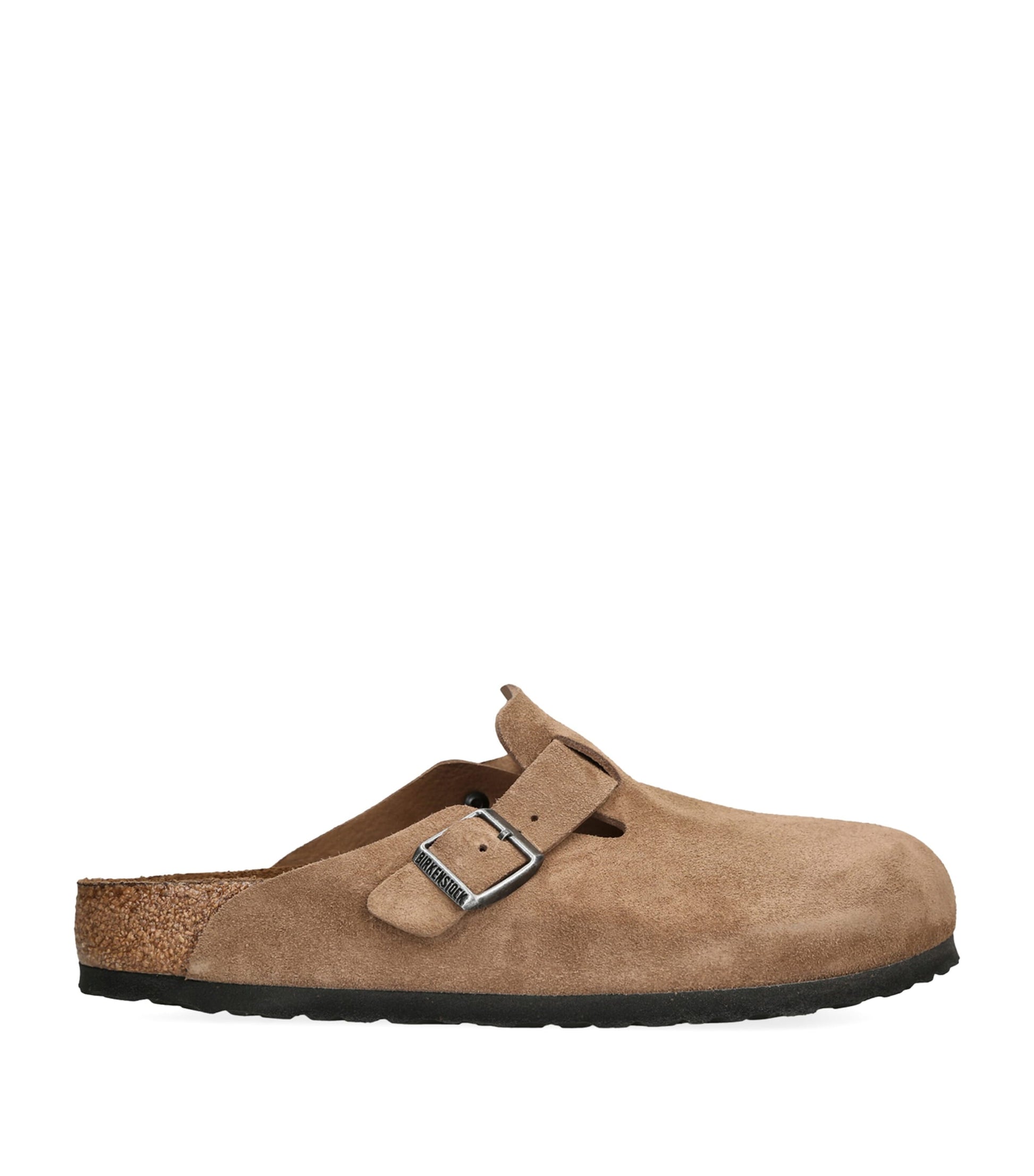 Suede Boston Clogs