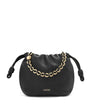 LOEWE Black Mini Leather Flamenco Purse