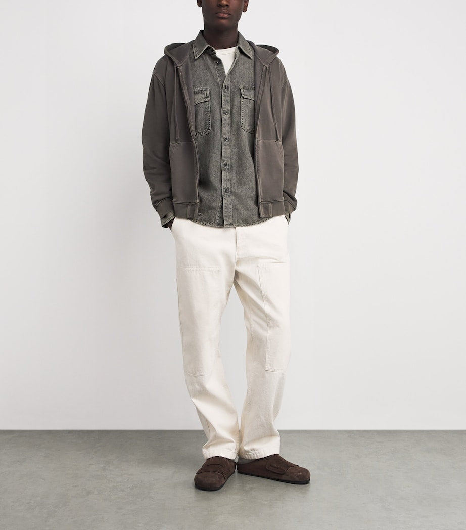 Rag & Bone Green Denim Overshirt