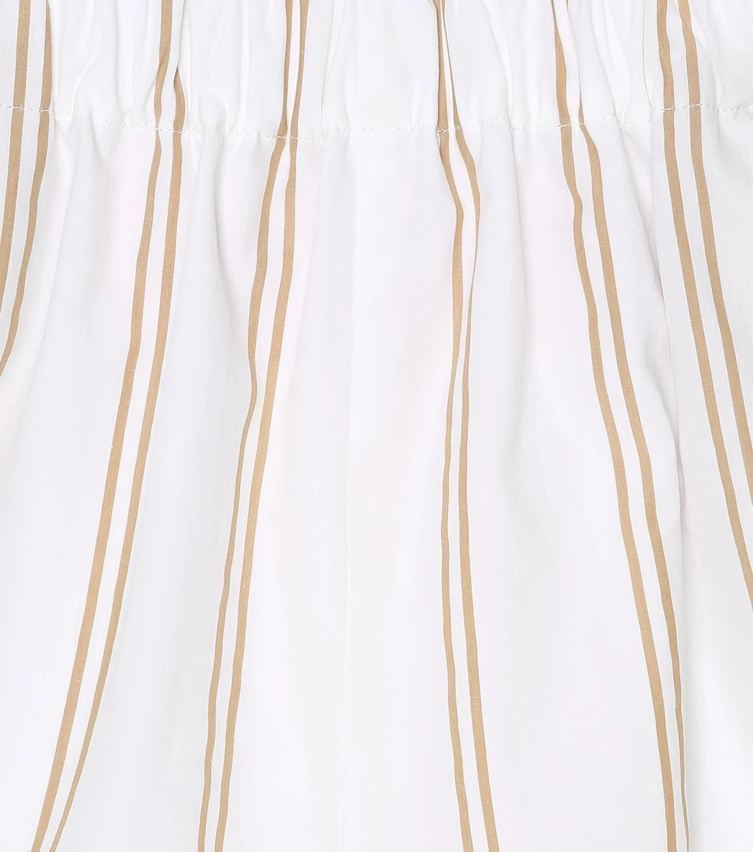 Brunello Cucinelli Kids - Striped cotton culottes