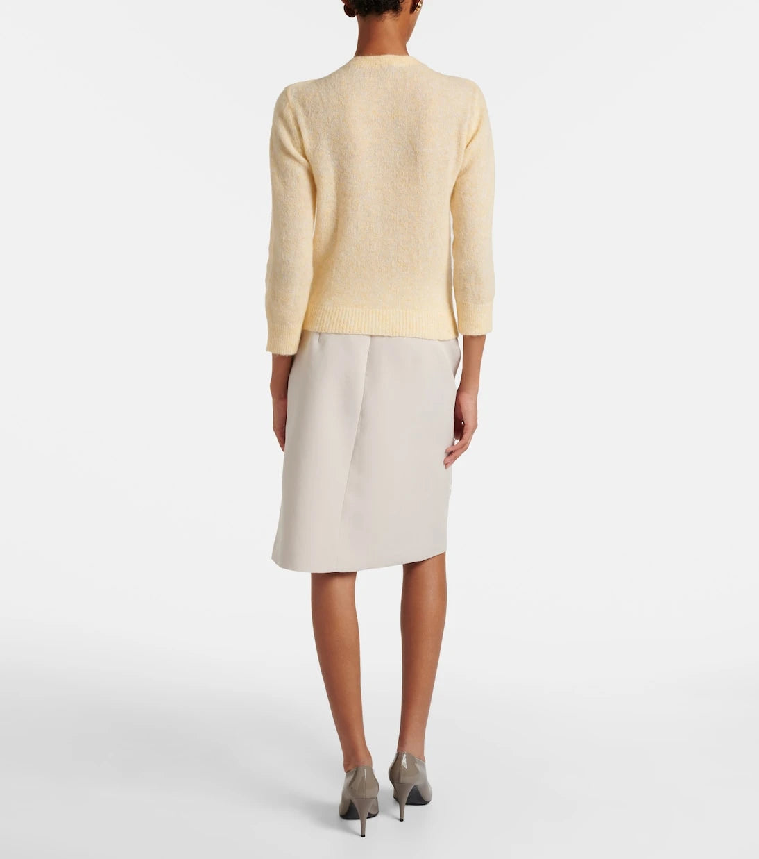 Jacques Wei - Beaded alpaca and wool-blend cardigan