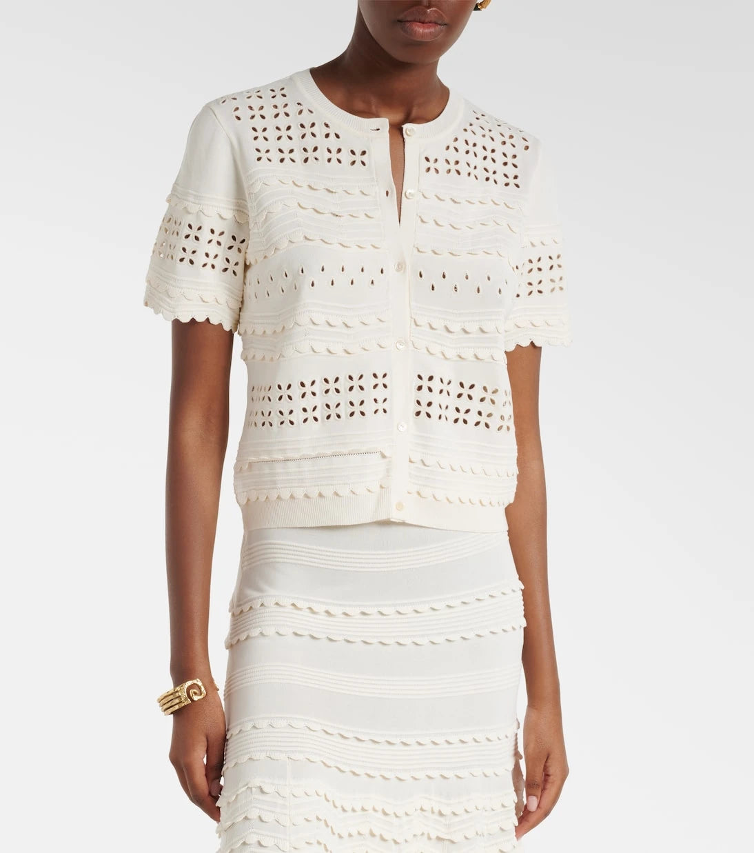 Ulla Johnson - Abriana eyelet cardigan