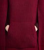 Red Wool-Cashmere Mini Dress