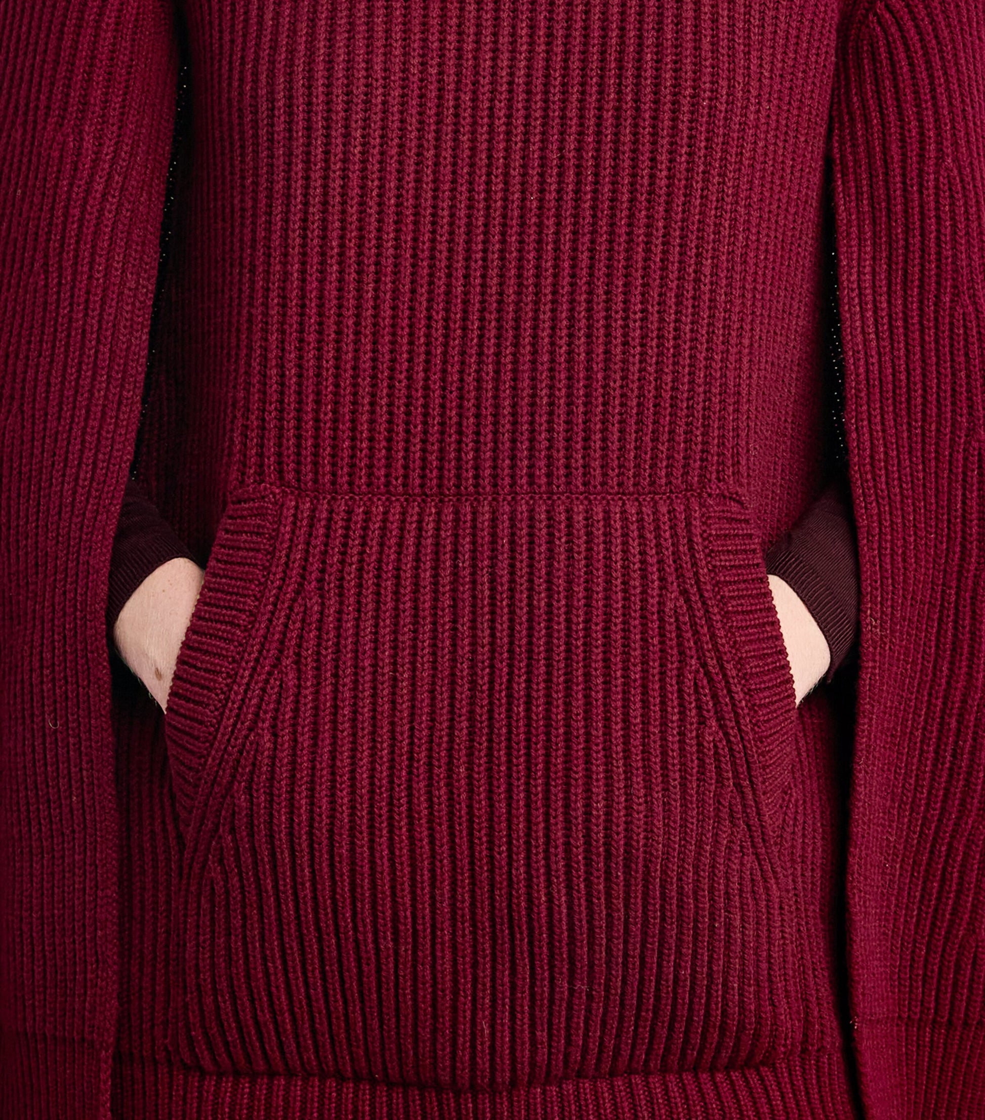 Red Wool-Cashmere Mini Dress