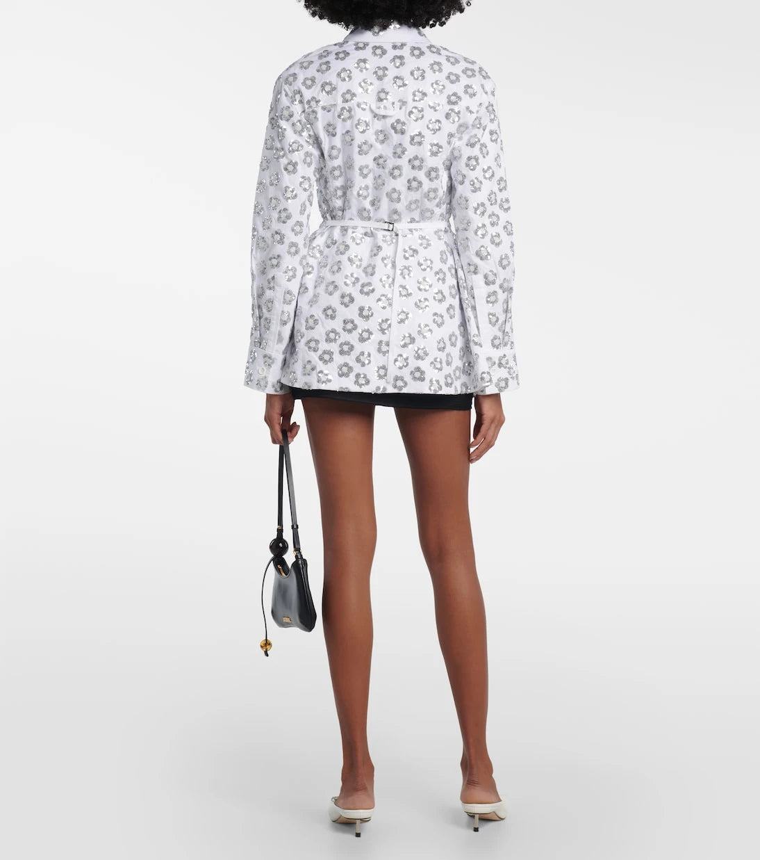 Jacquemus - قميص Lavoir من مزيج القطن والترتر