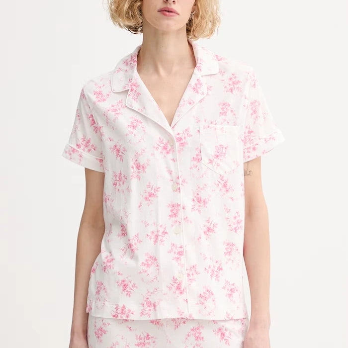 Lauren Ralph Lauren viskozlu iki parçalı kadın pijaması