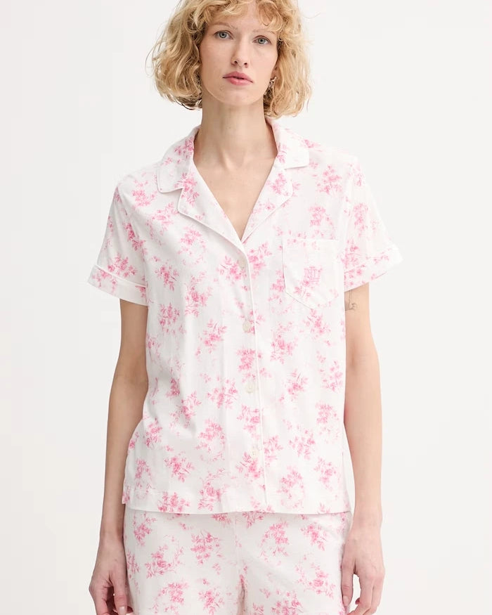 Lauren Ralph Lauren viskozlu iki parçalı kadın pijaması