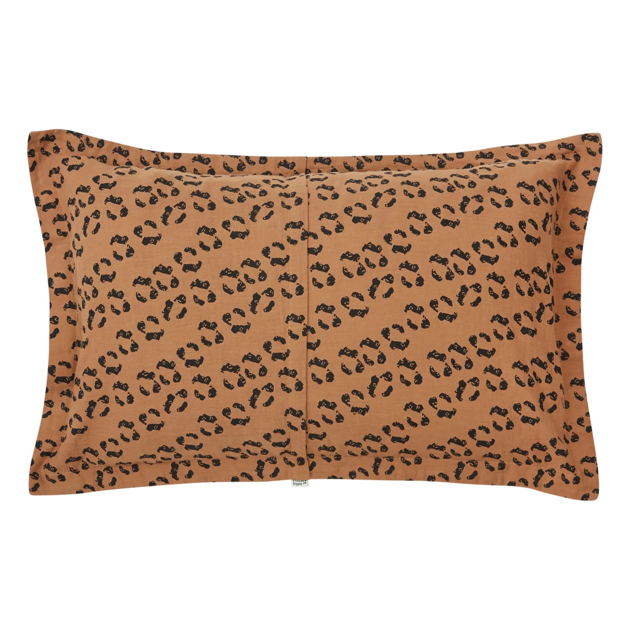 Poudre Organic - Tamaris  Organic Double Woven Cotton Fabric Pillow Case | Leopard