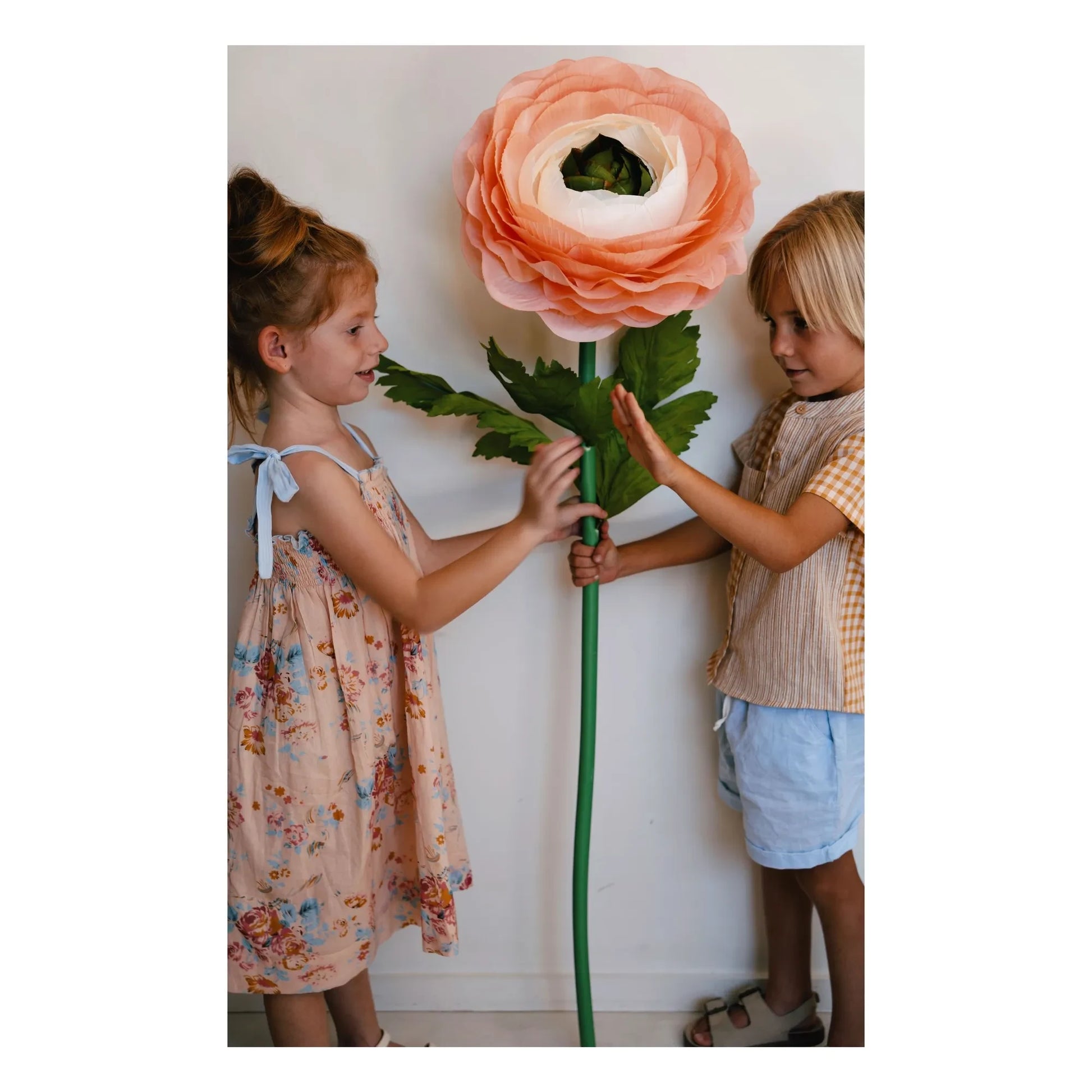 Lilinoa - Babette Fleurie Smocked Dress | Peach