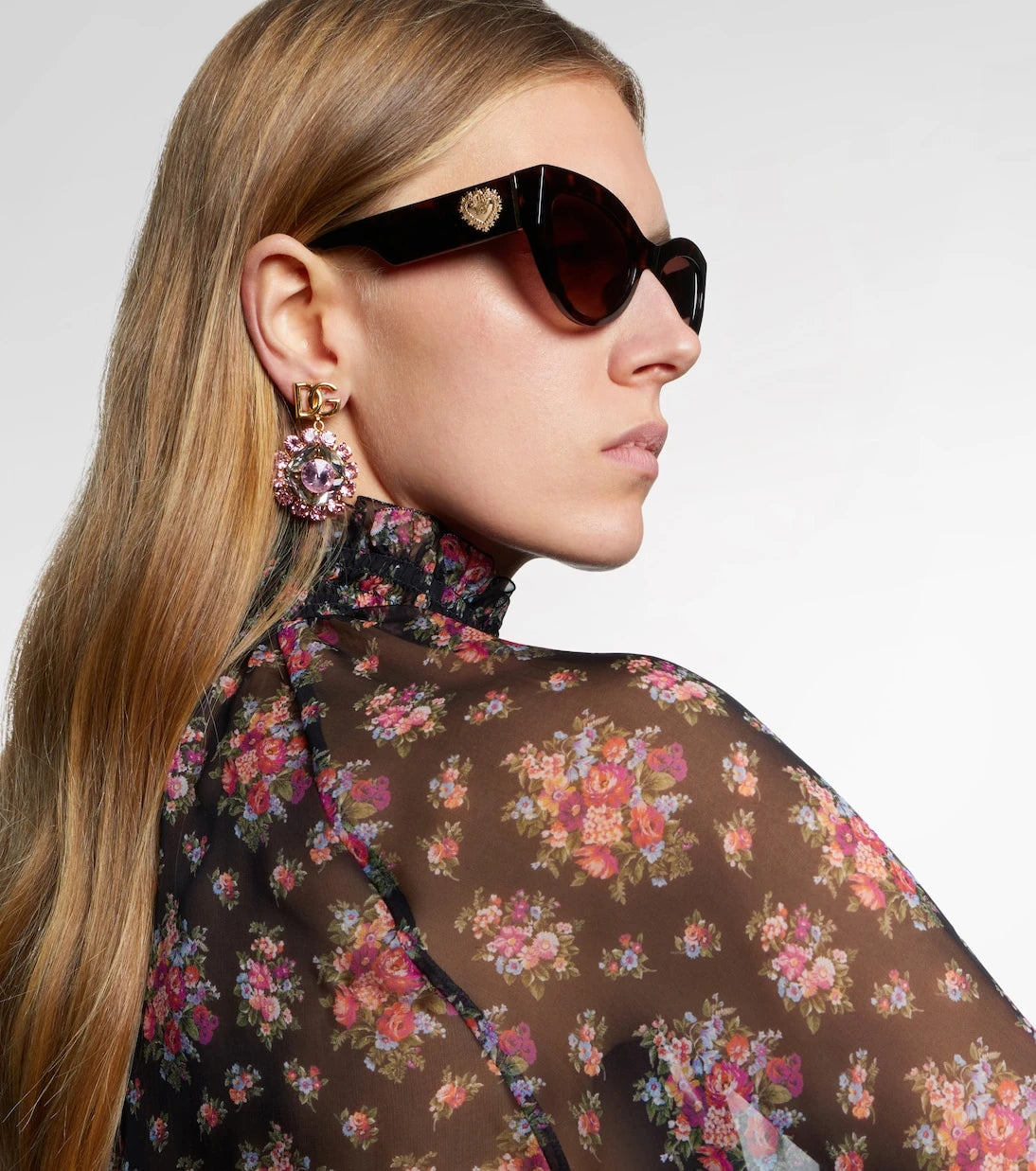 Dolce&Gabbana - Devotion cat-eye sunglasses