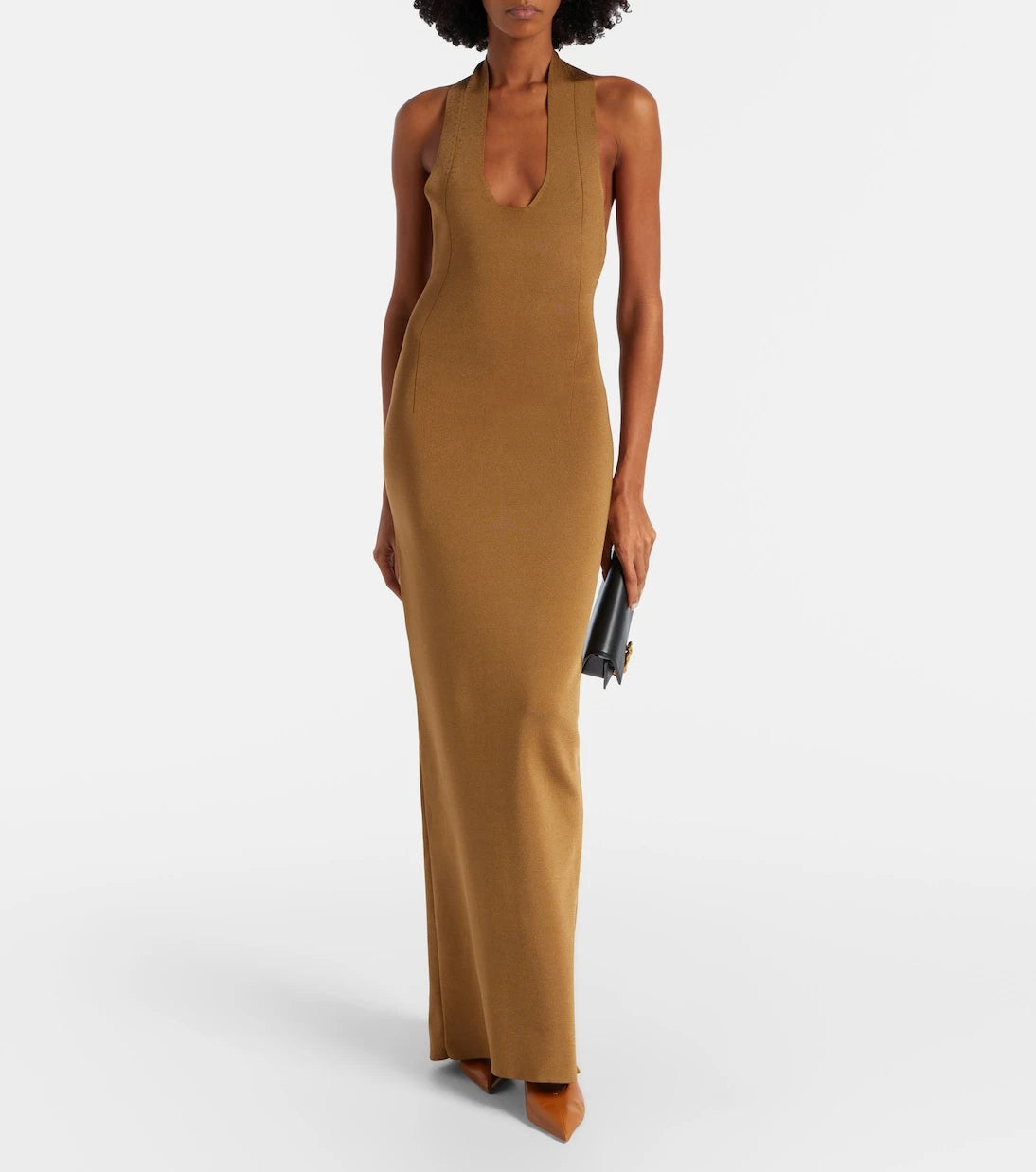 Khaite - Mahi halterneck maxi dress