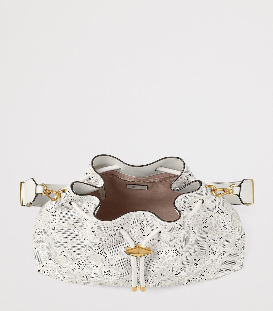 Jimmy Choo Medium Cinch Leather Shoulder Bag