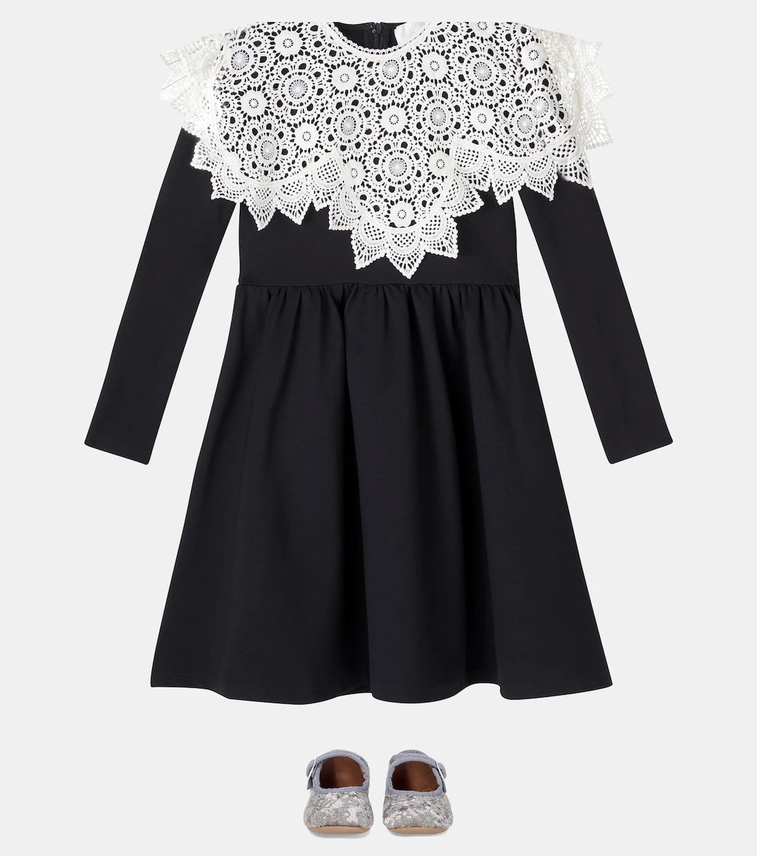 Petite Amalie - Crochet ruched dress