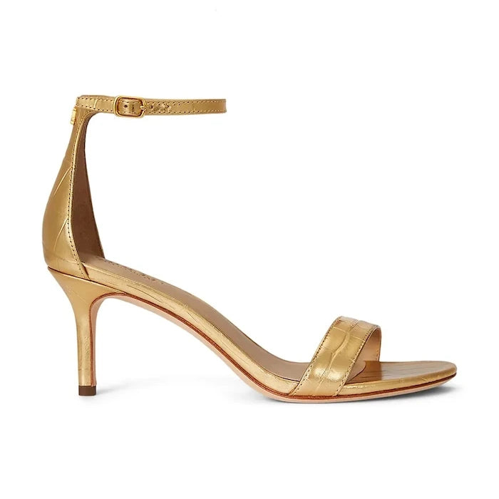 Кожени сандали Lauren Ralph Lauren Allie Mid