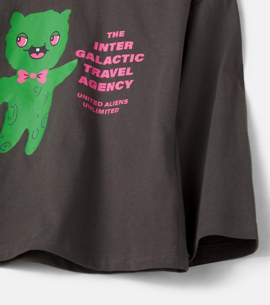 Mini Rodini - Alien cotton jersey top