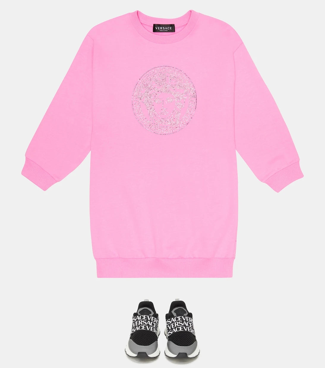 Versace Kids - Medusa cotton dress