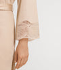 Hanro Beige Lace -Trim Lilith Robe
