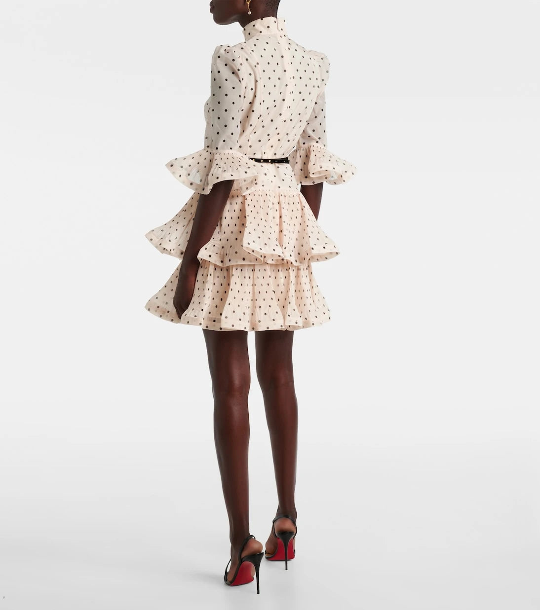Zimmermann - Polka-dot ruffled minidress