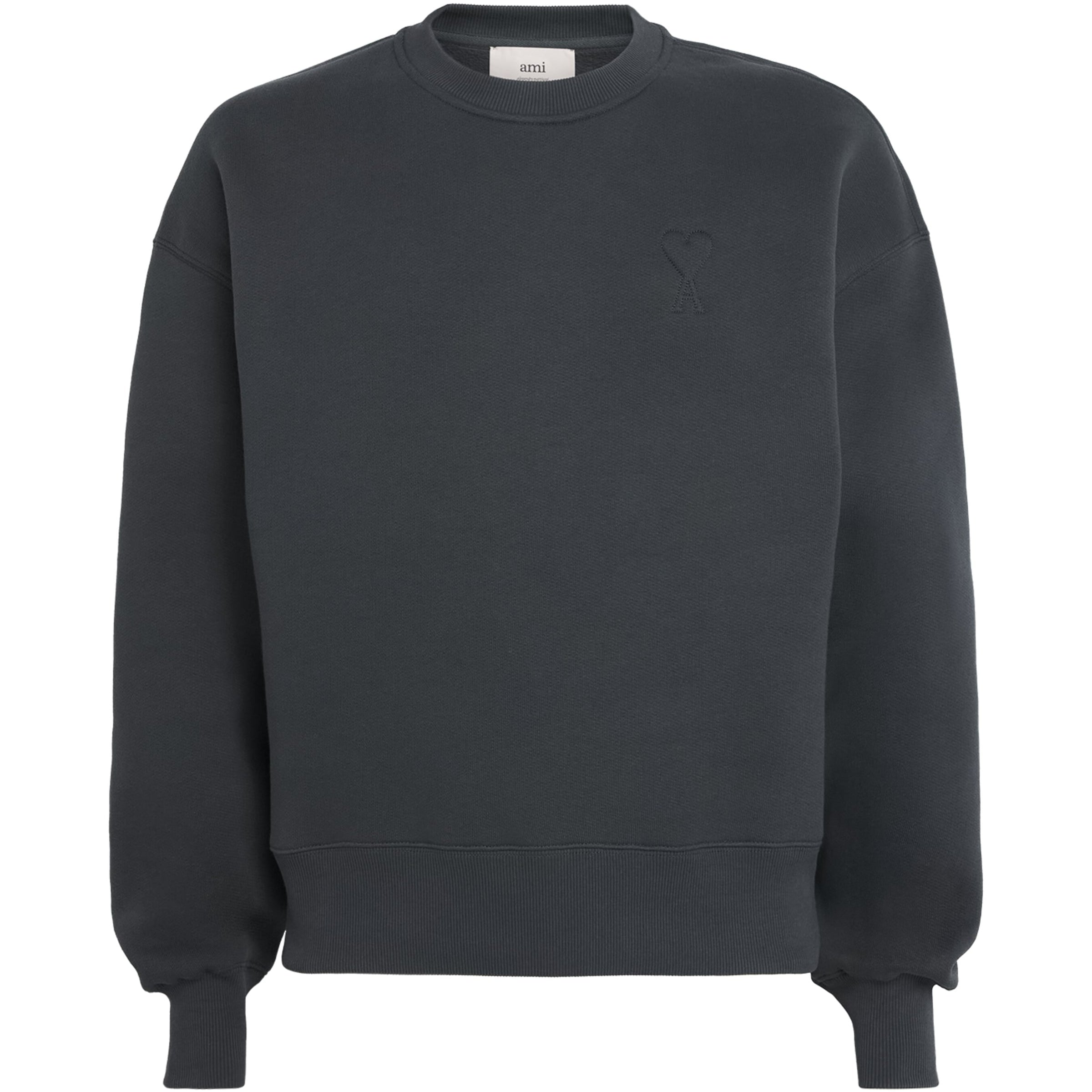 Black Cotton Ami de Coeur Sweatshirt