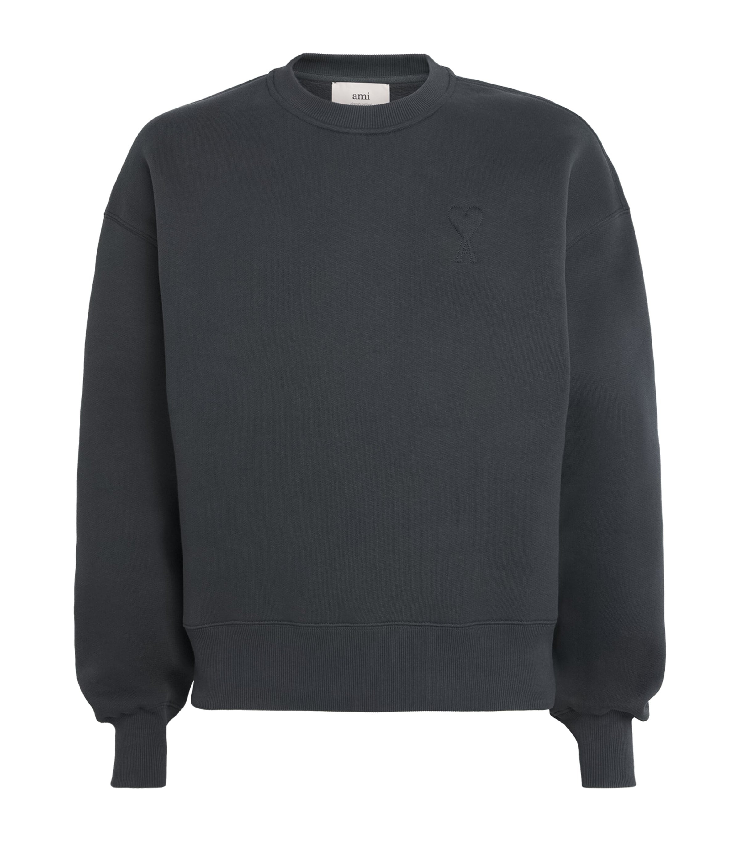 Black Cotton Ami de Coeur Sweatshirt