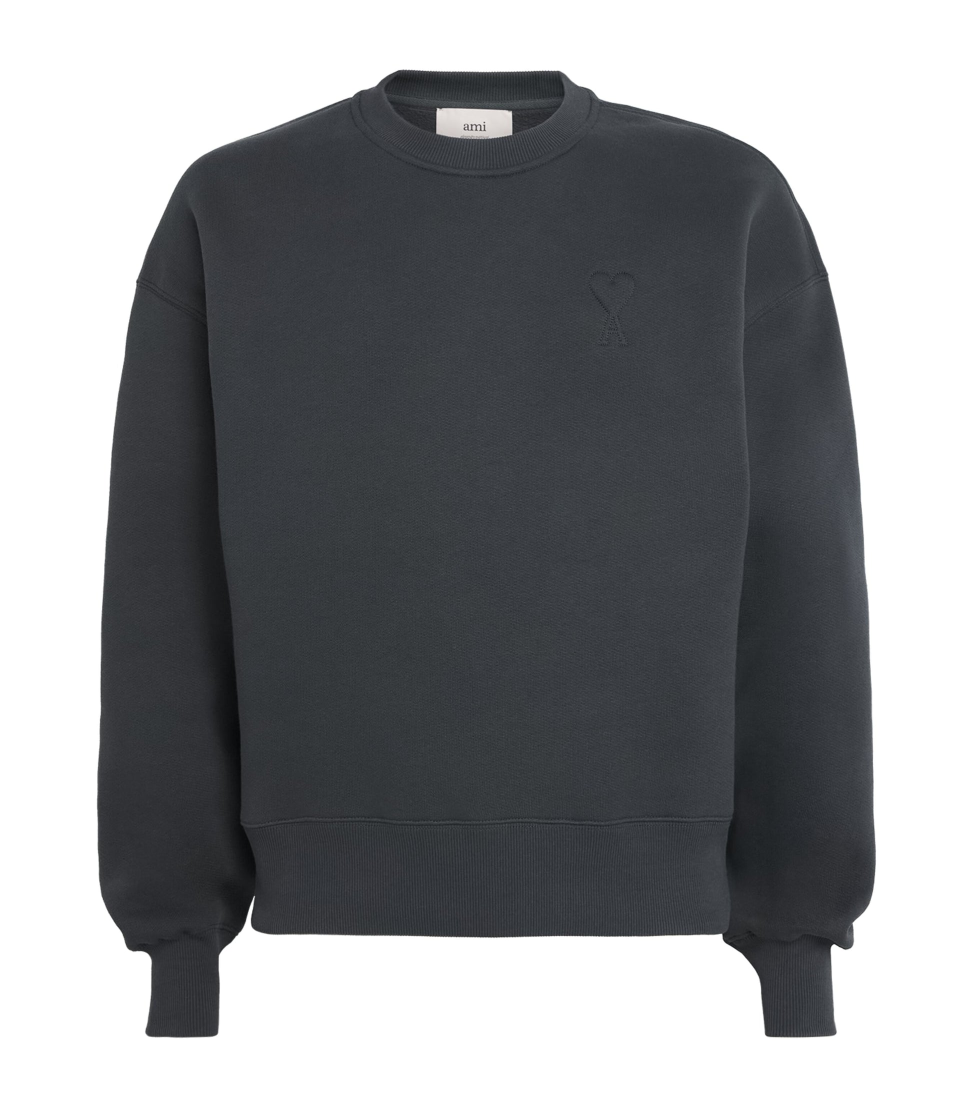 Black Cotton Ami de Coeur Sweatshirt