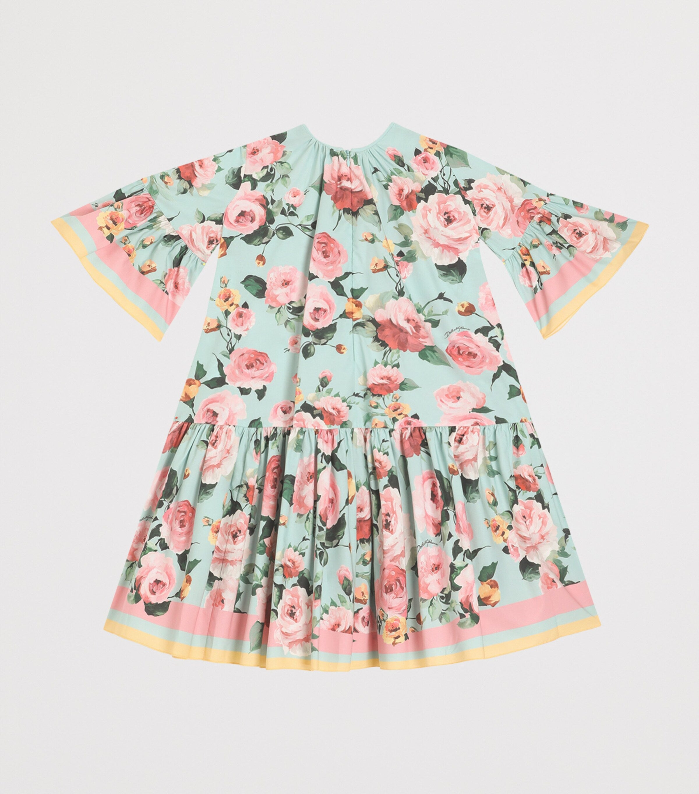 Dolce & Gabbana Kids Cotton Floral Print Dress (8-12+ Years)