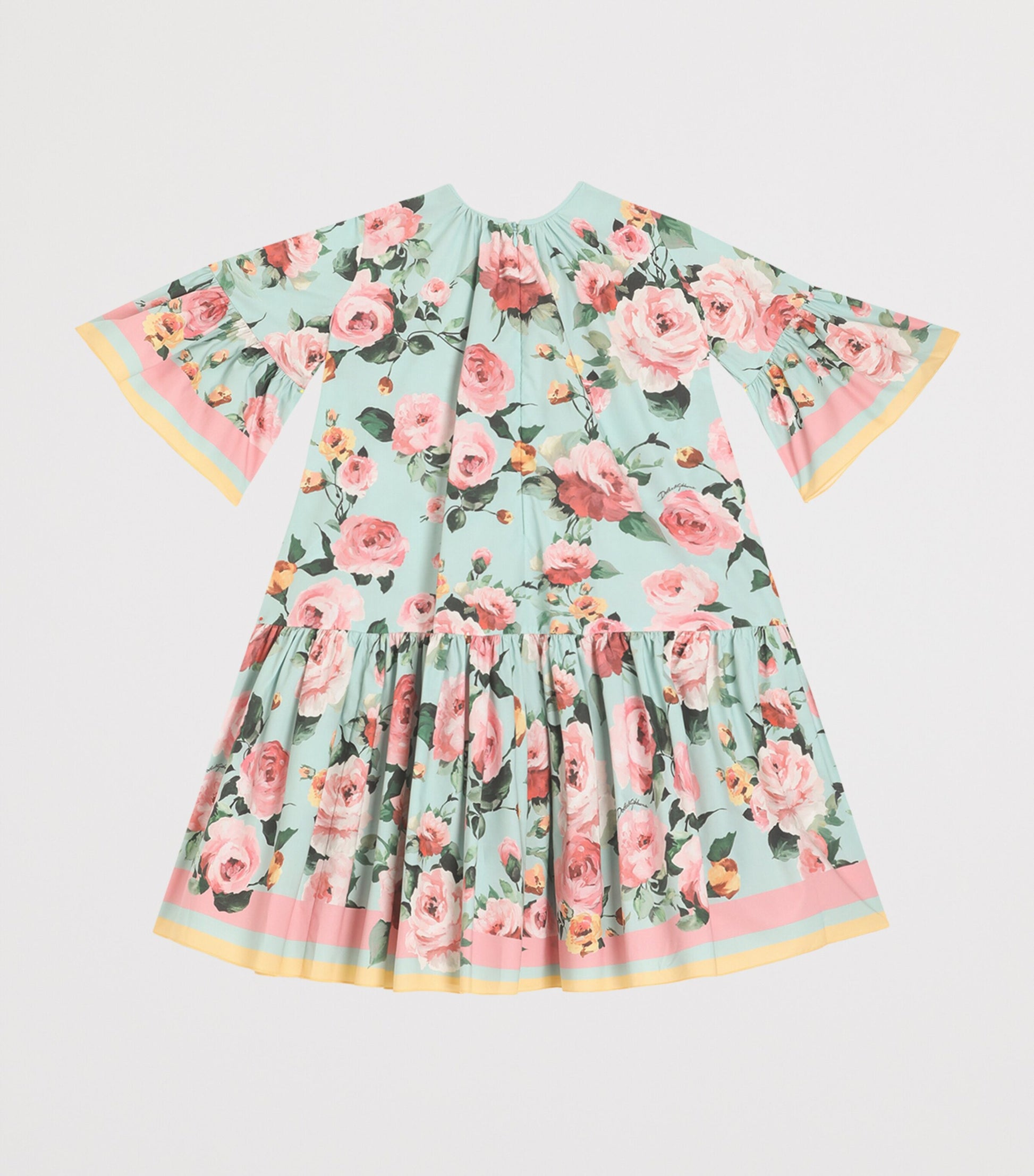 Dolce & Gabbana Kids Cotton Floral Print Dress (8-12+ Years)