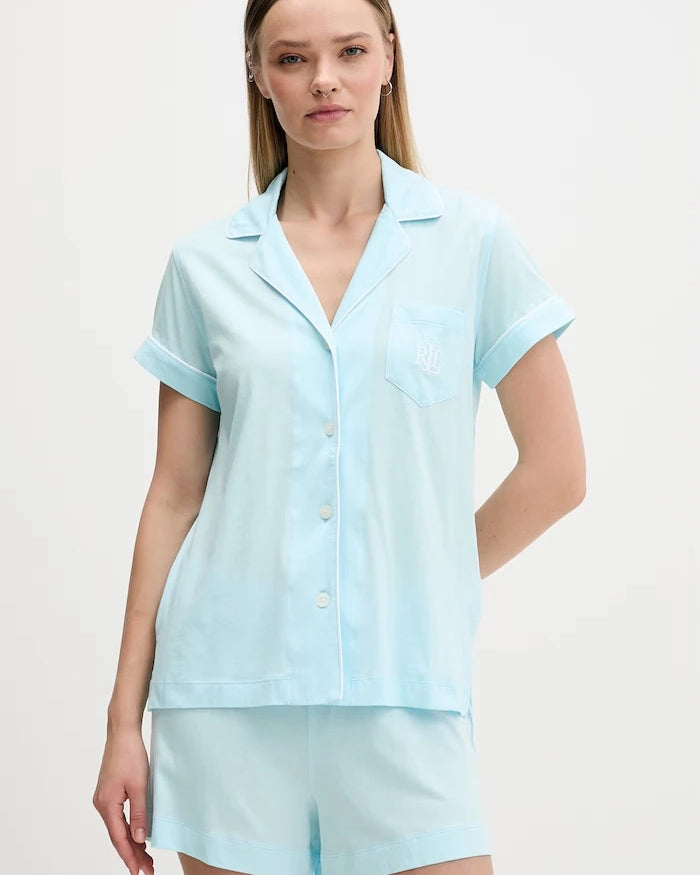Lauren Ralph Lauren kadın pamuklu pijama