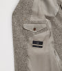 Grey Wool Donegal Tweed Bourdon Blazer