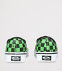 Valentino Garavani Green x Vans Canvas Checkerboard and Palm Leaf Sneakers