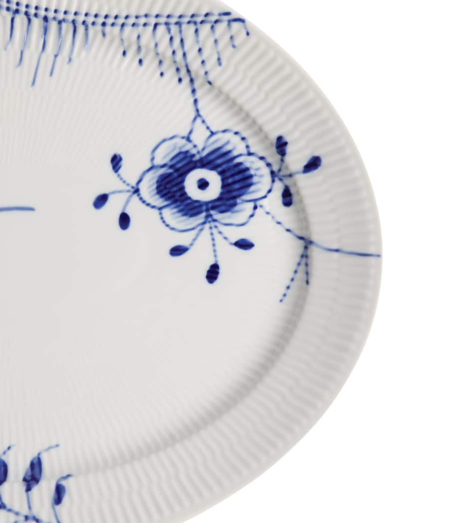 Royal Copenhagen Blue Fluted Mega Oval Dish (34cm)